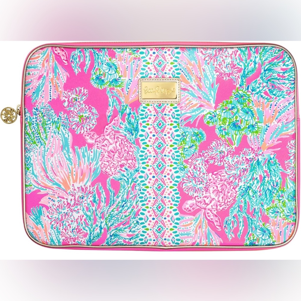 Lilly Pulitzer Laptop Sleeve Seaing Things One Size